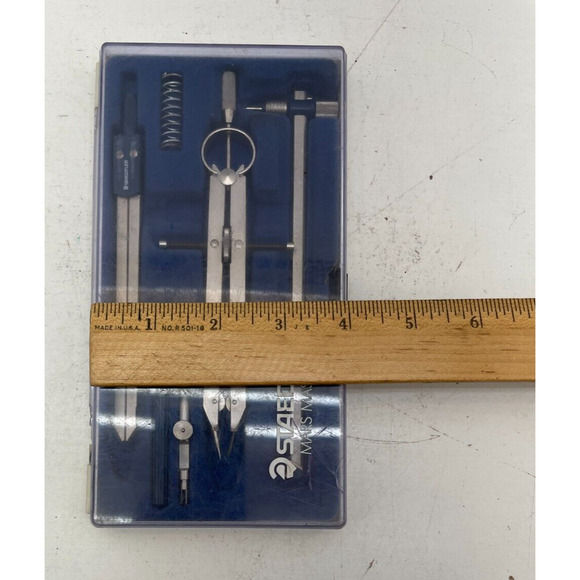 Vintage Staedtler Mars-Masterbow Drawing Drafting Compass Set 551 11 A6N - Picture 14 of 16